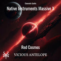 Red Cosmos preset pack cover artwork for Massive X – Vicious Antelope