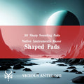 Shaped Pads preset pack cover artwork for Native Instruments Razor – Vicious Antelope