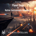 Planet Siege preset pack cover artwork for Massive X – Vicious Antelope