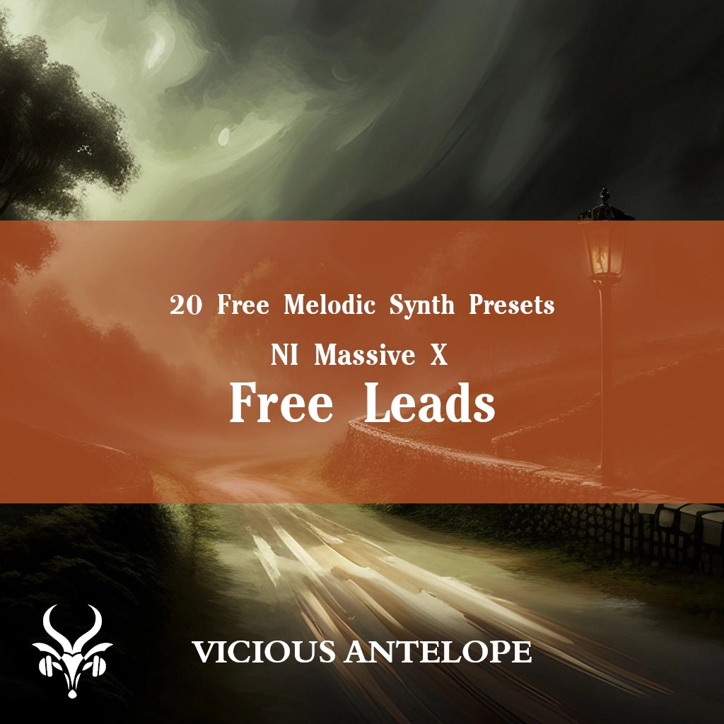 Free Leads preset pack cover artwork for Massive X – Vicious Antelope