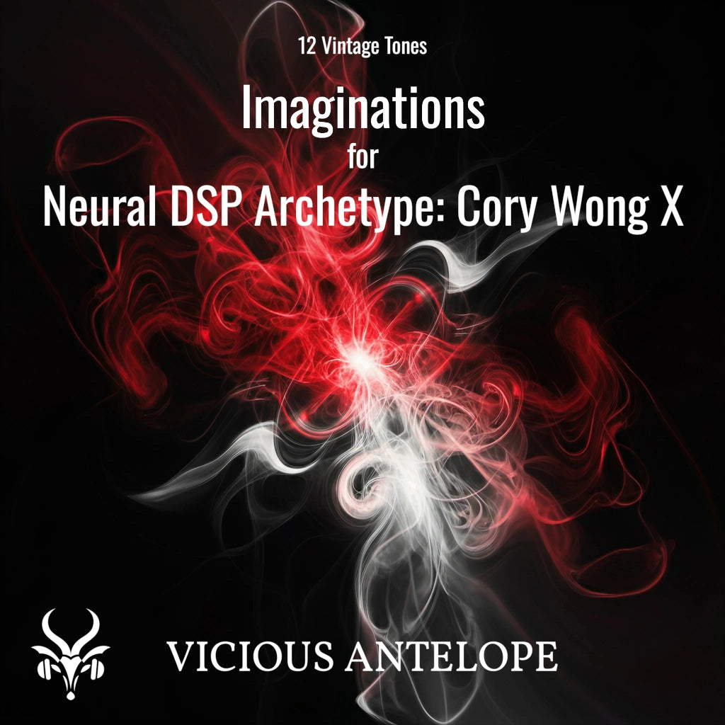 Imaginations guitar pack cover artwork for Neural DSP – Vicious Antelope