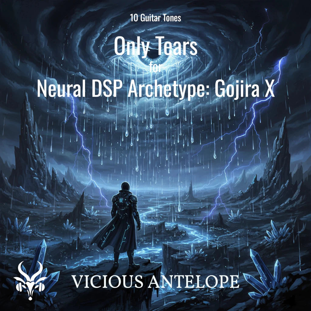 Only Tears guitar pack cover artwork for Neural DSP – Vicious Antelope