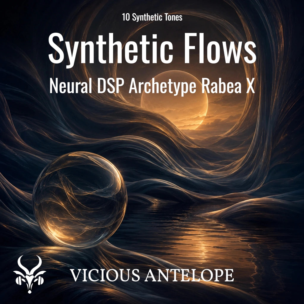 Experimental guitar preset pack for Neural DSP Archetype Rabea X with ambient textures and delays.