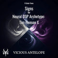 Signs guitar pack cover artwork for Neural DSP – Vicious Antelope