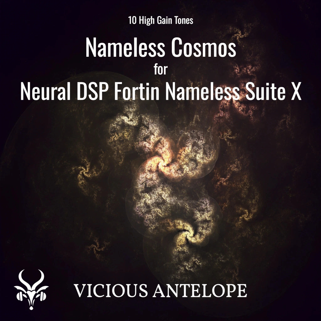 Nameless Cosmos guitar pack cover artwork for Neural DSP – Vicious Antelope