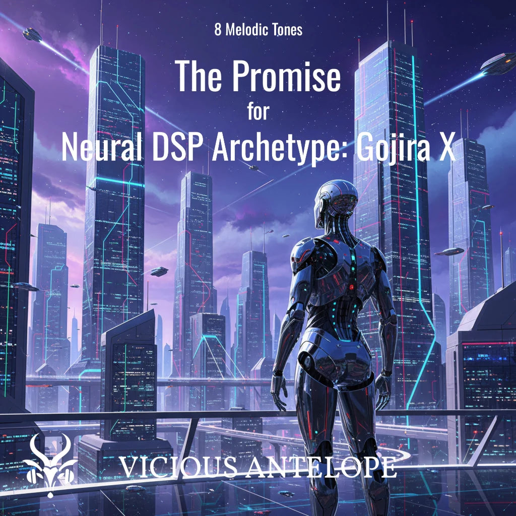 The Promise guitar pack cover artwork for Neural DSP – Vicious Antelope