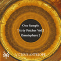 ONE SAMPLE THIRTY PATCHES vol.2 preset library cover artwork for Omnisphere 3 – Vicious Antelope