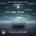 Sine PIanos preset library cover artwork for Omnisphere 3 – Vicious Antelope