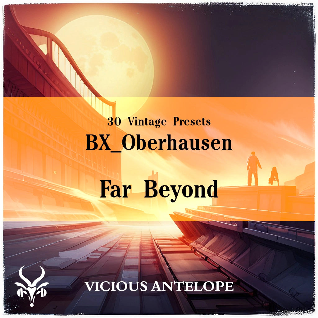 Far Beyond preset pack cover artwork for BX_Oberhausen – Vicious Antelope