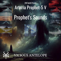 Prophet's sounds bundle preset pack cover artwork for Arturia – Vicious Antelope