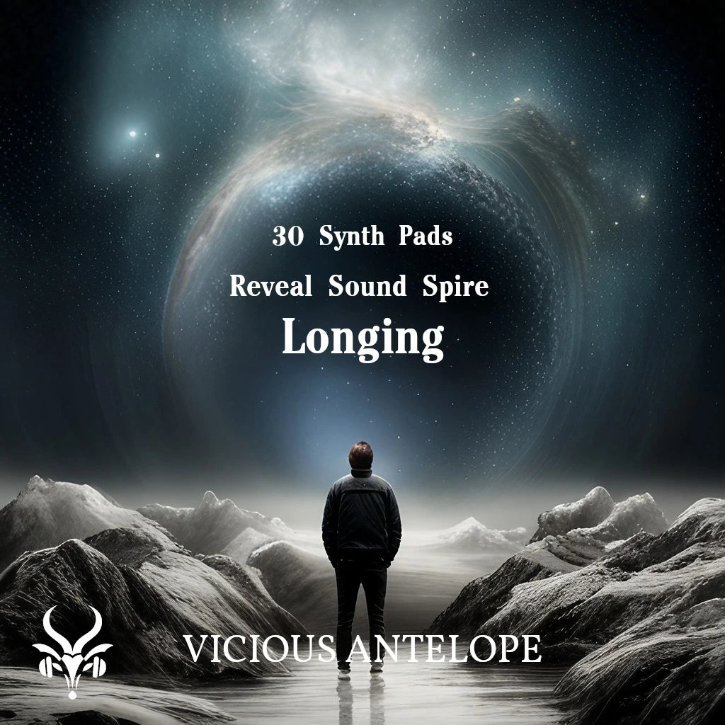 Longing preset pack cover artwork for Reveal Sound Spire – Vicious Antelope