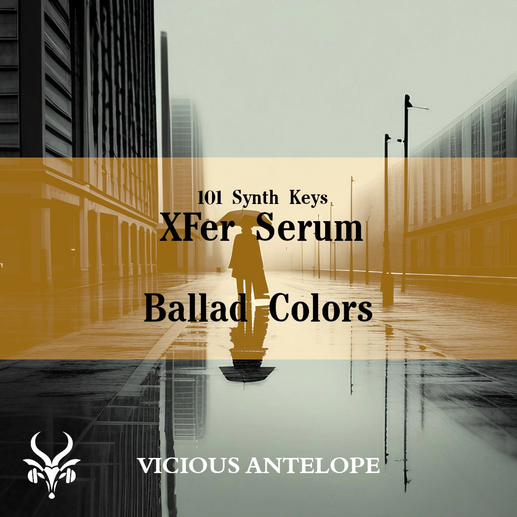 Ballad Colors preset pack cover artwork for Serum 2 – Vicious Antelope