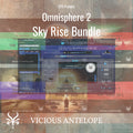 Sky Rise Bundle preset library cover artwork for Omnisphere 3 – Vicious Antelope