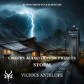 Storm preset pack cover artwork for Cherry Audio – Vicious Antelope