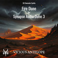 Fire Dune preset library cover artwork for Dune 3 – Vicious Antelope