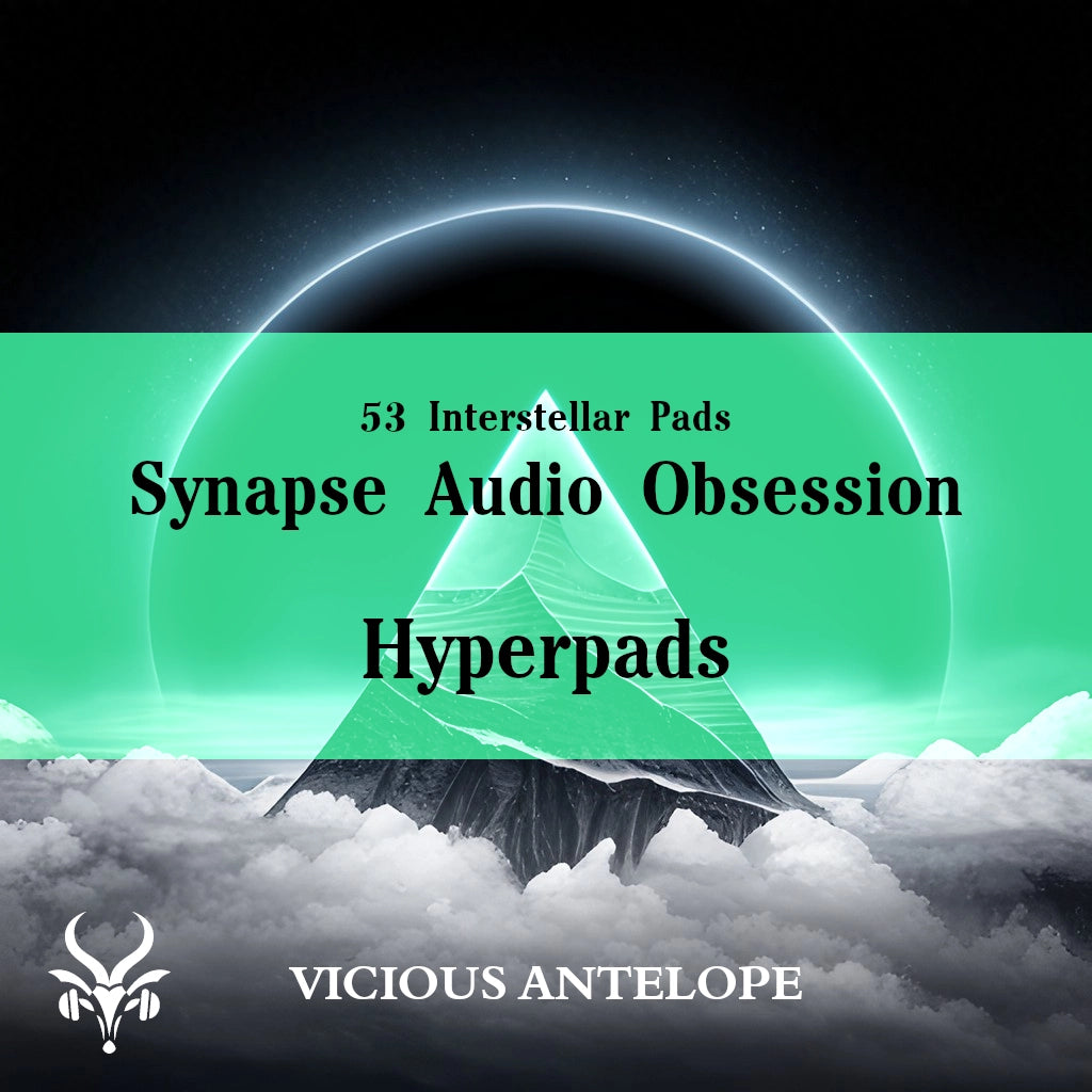 Hyperpads preset pack cover artwork for Synapse Audio Obsession – Vicious Antelope