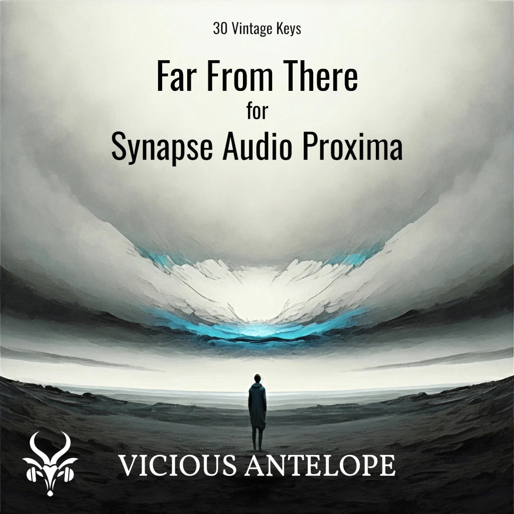 Far From There preset pack cover artwork for Synapse Audio Proxima – Vicious Antelope
