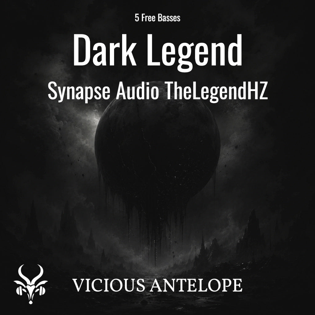 Dark Legend preset pack cover artwork for Synapse Audio Obsession – Vicious Antelope
