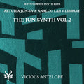 The Jun Synth Vol.2 preset pack cover artwork for Arturia – Vicious Antelope