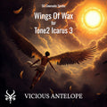 Wings Of Wax preset pack cover artwork for Tone 2 Saurus – Vicious Antelope