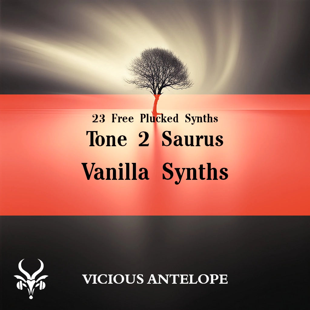 Vanilla Synths preset pack cover artwork for Tone 2 Saurus – Vicious Antelope