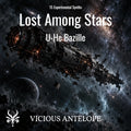 Lost Among Stars artwork for 15 experimental u-he Bazille synthesizer presets.