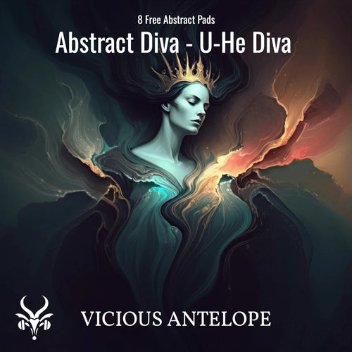 Abstract Diva preset pack cover artwork for U-He Diva – Vicious Antelope