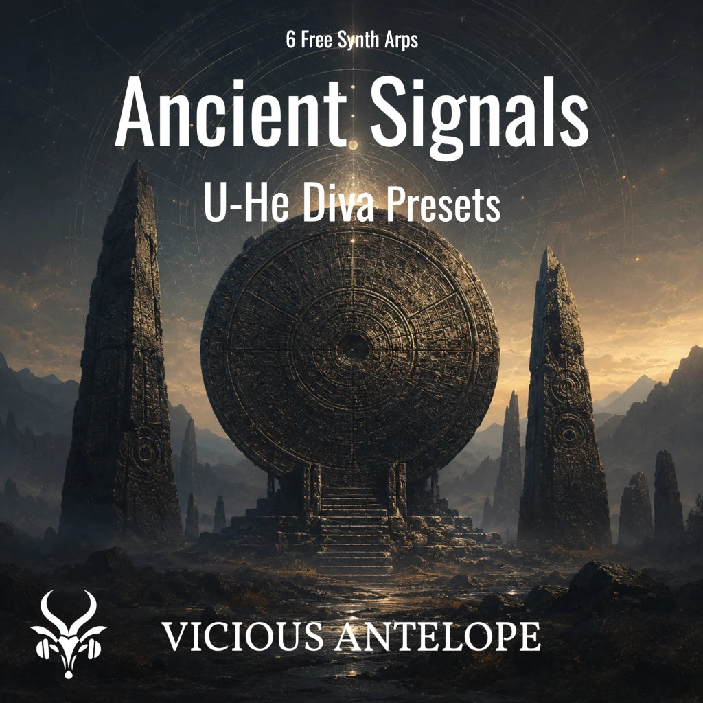 Ancient Signals free cinematic arp presets for U-He Diva synthesizer