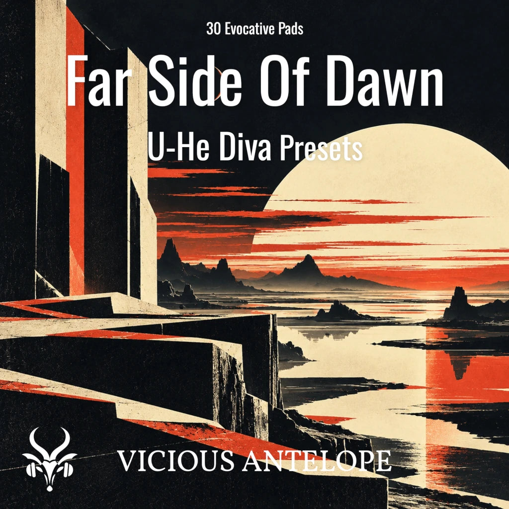 Far Side Of Dawn – 30 analog ambient pad presets for U-He Diva by Vicious Antelope
