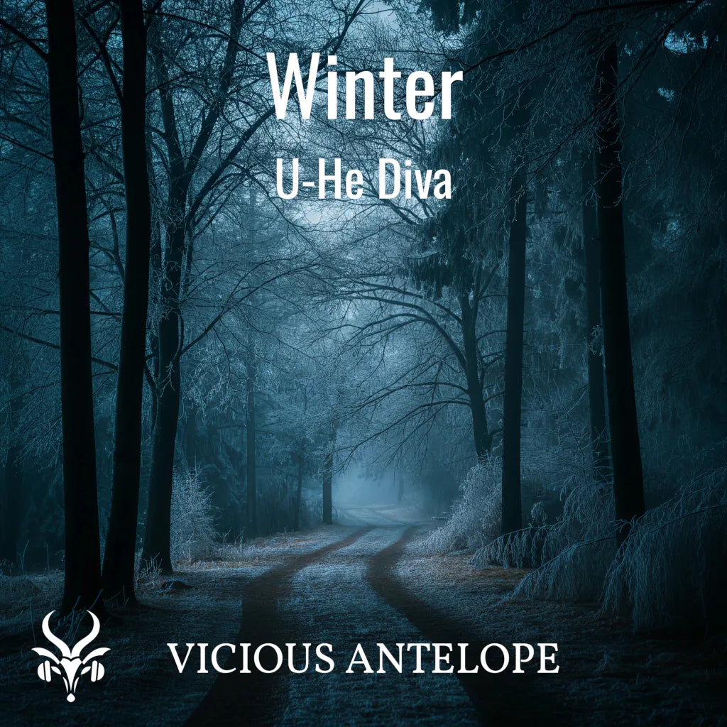 Winter preset pack cover artwork for U-He Diva – Vicious Antelope
