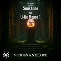 Sunstone preset pack cover artwork for U-He RePro 1 – Vicious Antelope