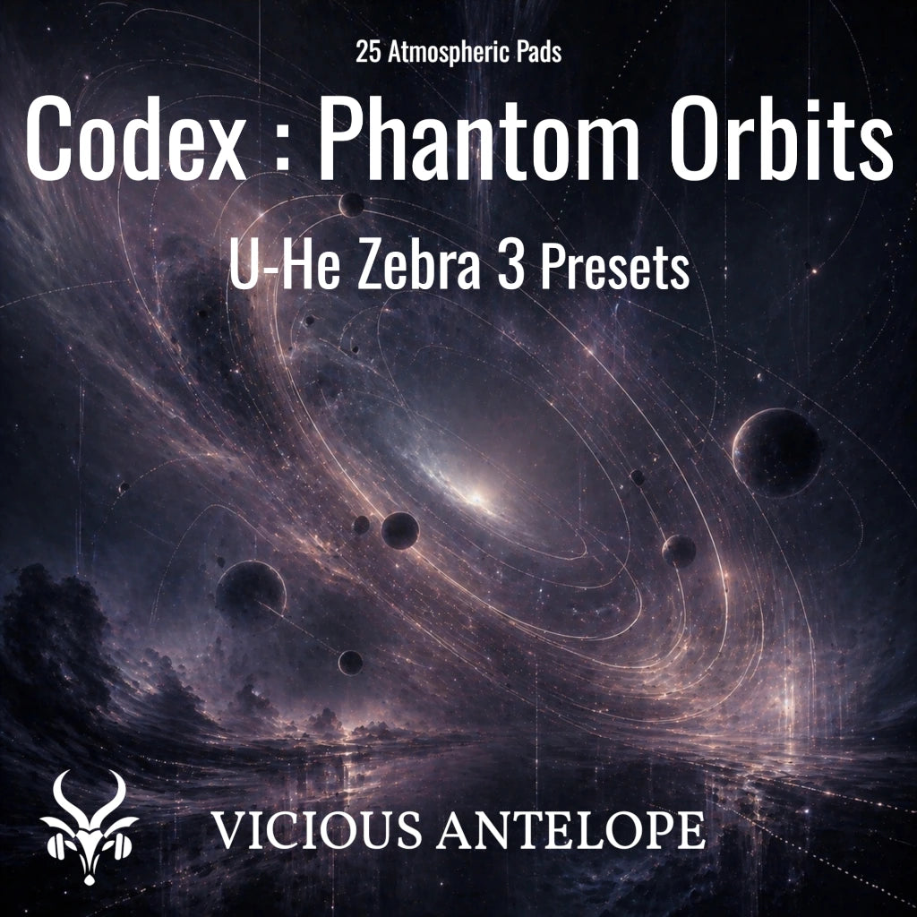 Zebra 3 atmospheric pad presets with dark ambient cinematic textures