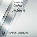 CineArps I preset pack cover artwork for U-He Zebra– Vicious Antelope