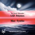 Max Synths preset pack cover artwork for Universal Audio Polymax – Vicious Antelope