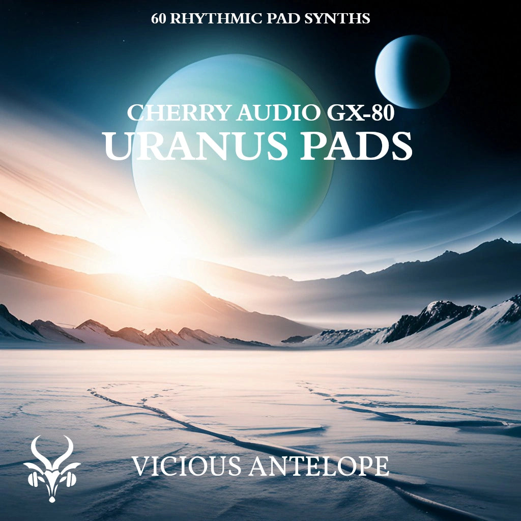 Uranus Pads preset pack cover artwork for Cherry Audio GX-80 – Vicious Antelope