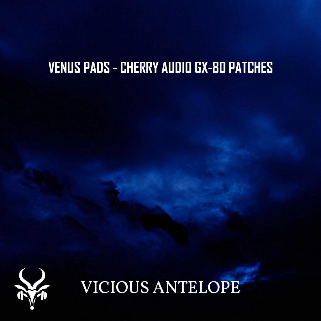 VENUS PADS preset pack cover artwork for Cherry Audio GX-80 – Vicious Antelope