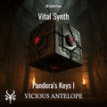 Pandora's Keys I preset pack cover artwork for Vital – Vicious Antelope
