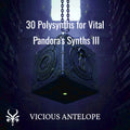 Pandora's Synths III preset pack cover artwork for Vital – Vicious Antelope