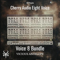 Voice 8 Bundle preset pack cover artwork for Cherry Audio – Vicious Antelope