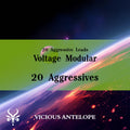 20 Aggressives preset pack cover artwork for Cherry Audio – Vicious Antelope