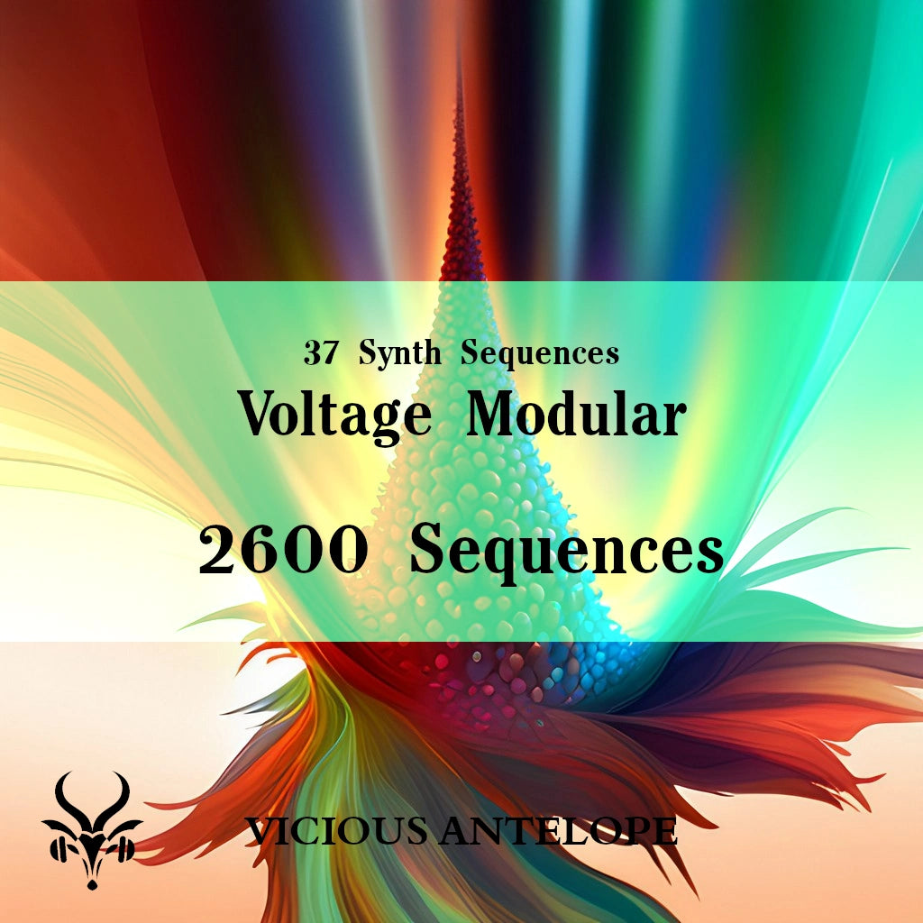 2600 Sequences preset pack cover artwork for Cherry Audio – Vicious Antelope