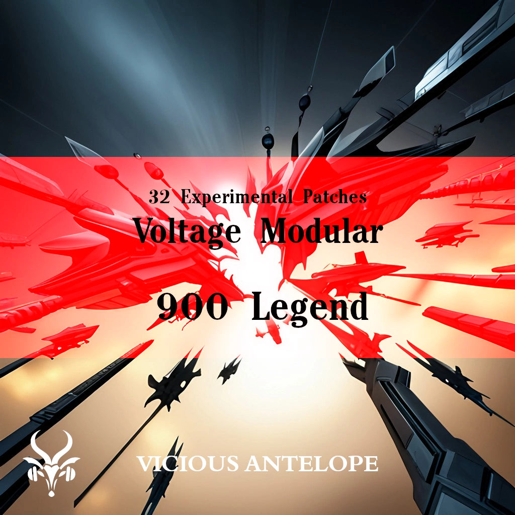 900 Legend preset pack cover artwork for Cherry Audio – Vicious Antelope