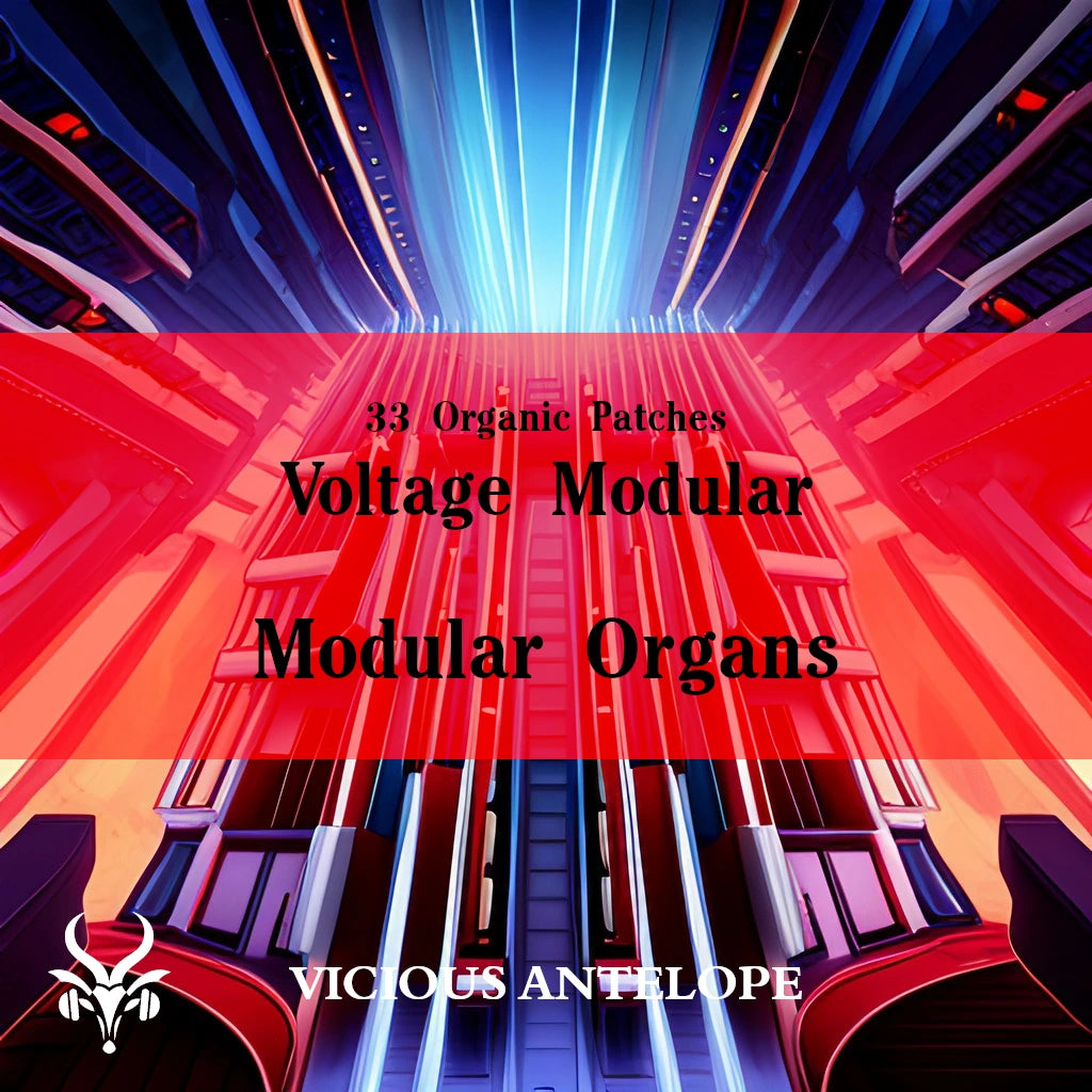 Modular Organs preset pack cover artwork for Cherry Audio – Vicious Antelope