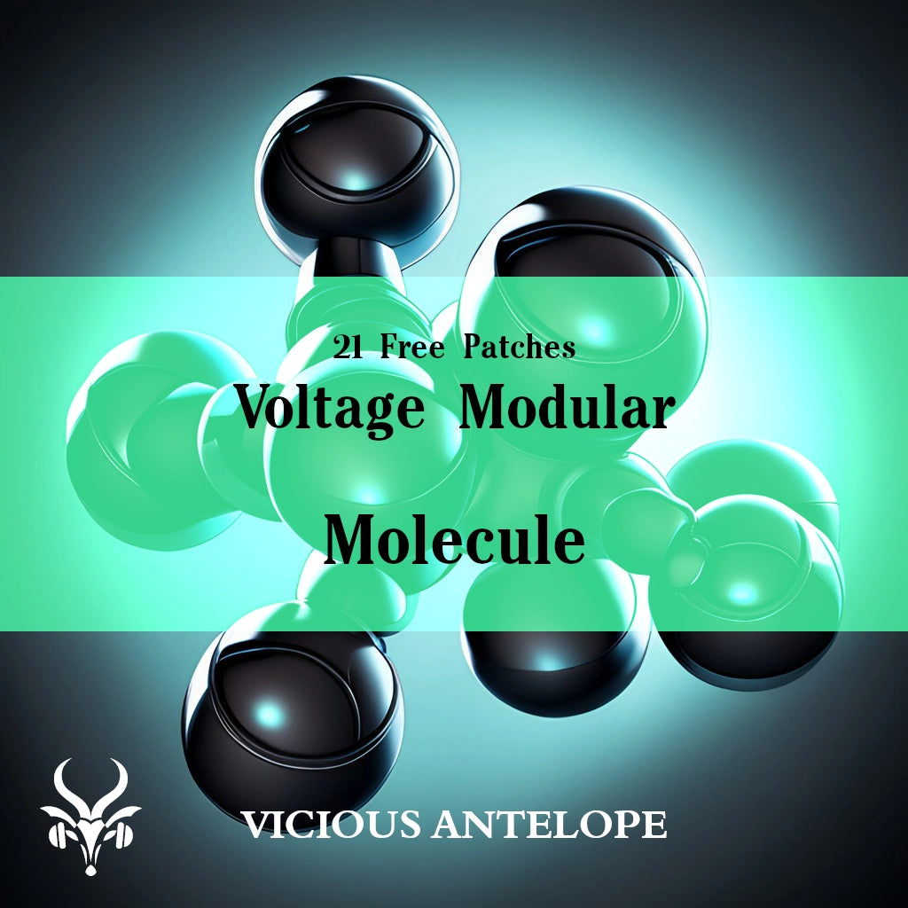 Molecule preset pack cover artwork for Cherry Audio – Vicious Antelope
