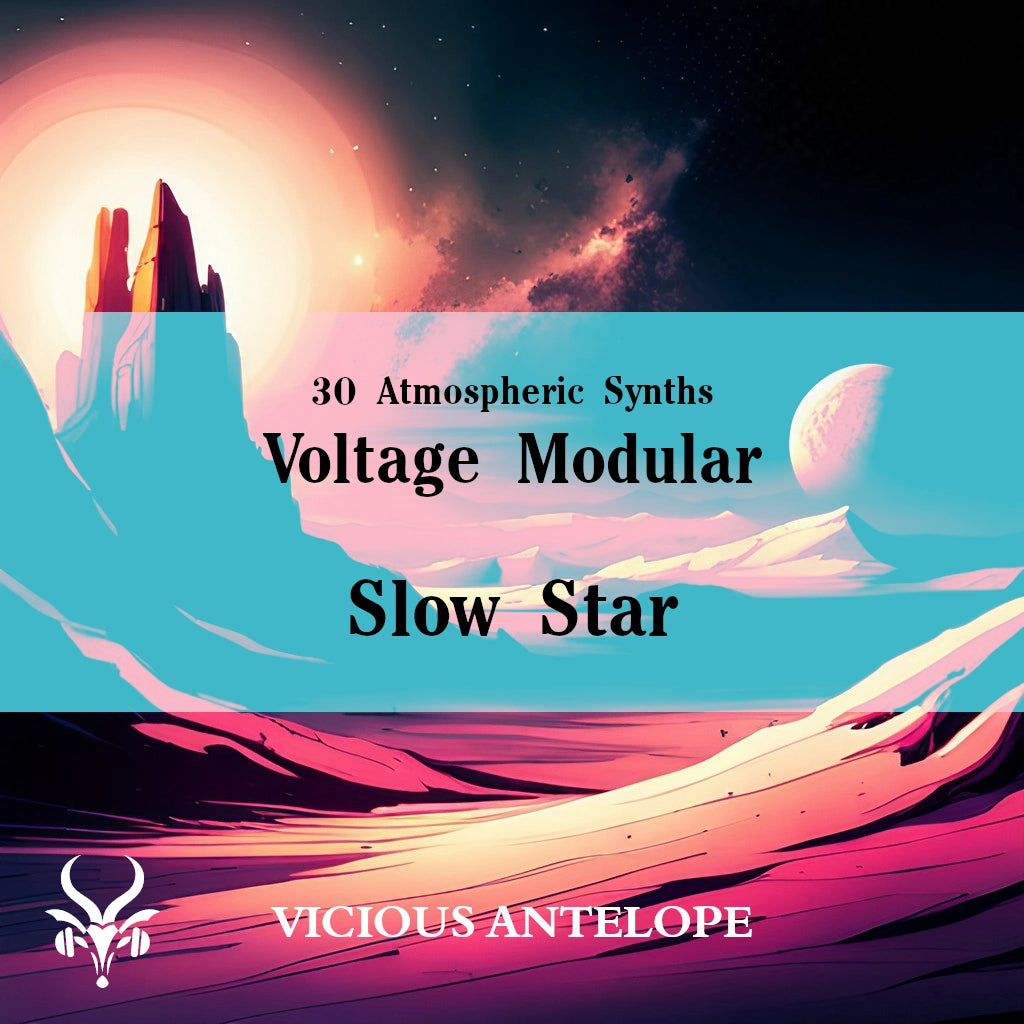 Slow Star preset pack cover artwork for Cherry Audio – Vicious Antelope
