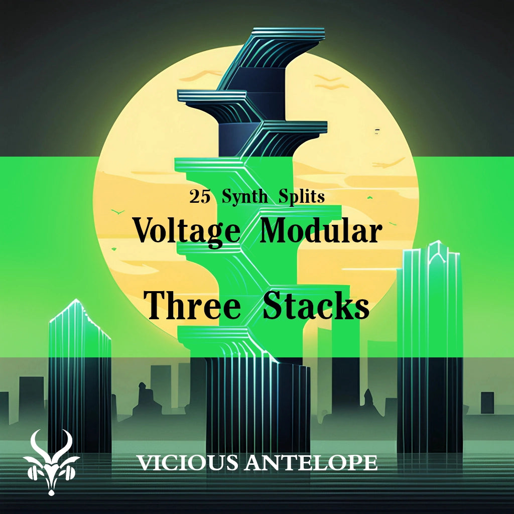 Three Stacks preset pack cover artwork for Cherry Audio – Vicious Antelope