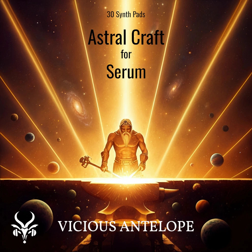 Astral Craft preset pack cover artwork for Serum 2 – Vicious Antelope