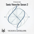 Sonic Views preset pack cover artwork for Serum 2 – Vicious Antelope
