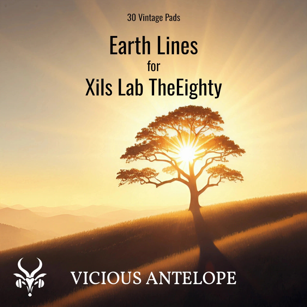 preset pack cover artwork for Xils Lab TheEighty – Vicious Antelope