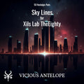 Sky Lines preset pack cover artwork for Xils Lab TheEighty – Vicious Antelope
